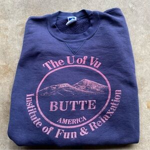 Vintage 90s U of VU Utah Valley University Sweatshirt
Russell Athletic